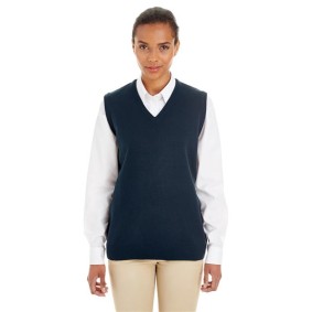 M415W Harriton Women's Pilbloc V-Neck Sweater Vest