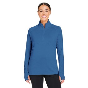 PG400W Puma Golf Women's Bandon Quarter-Zip Pullover