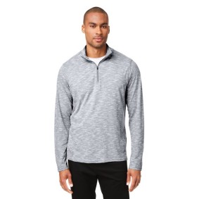 NE415 North End Eclipse Jacquard Quarter-Zip Pullover