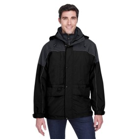 88006 North End Men's 3-in-1 Two-Tone Parka