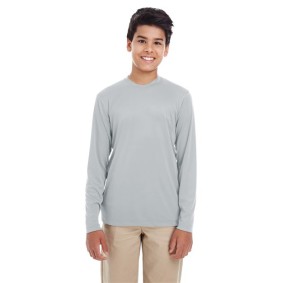 8622Y UltraClub Youth Cool  Dry Performance Long Sleeve Top