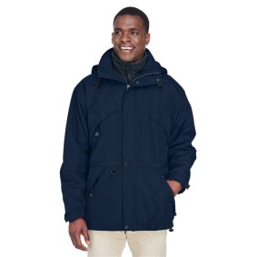 88007 North End Men's 3-in-1 Parka with Dobby Trim
