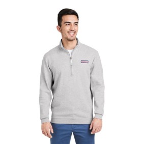 K002712 vineyard vines Men's Collegiate Shep Quarter-Zip Sweatshirt