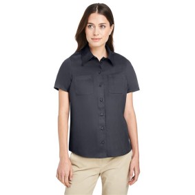M585W Harriton Women's Advantage IL Short Sleeve Dress Shirt
