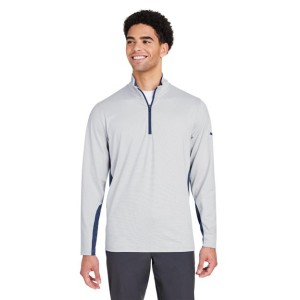 PG410 Puma Golf Mesa Stripe Quarter-Zip Pullover