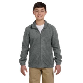 M990Y Harriton Youth Full-Zip Fleece