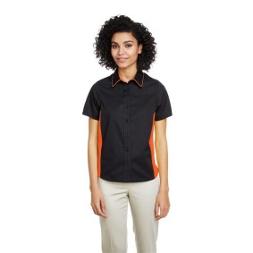 M586W Harriton Women's Flash IL Colorblock Shirt