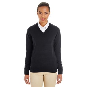 M420W Harriton Womens Pilbloc V-Neck Sweater