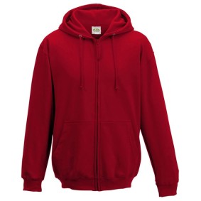 JHA050 Just Hoods Midweight College Full-Zip Hooded Sweatshirt