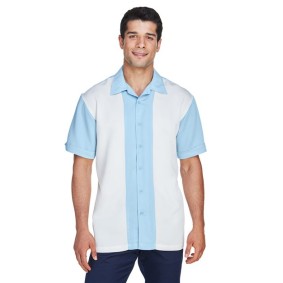 M575 Harriton Two-Tone Camp Shirt