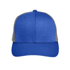 TT802Y Team 365 Youth Zone Sonic Heather Trucker Cap