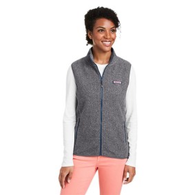 O001412 vineyard vines Women's Harbor Fleece Vest
