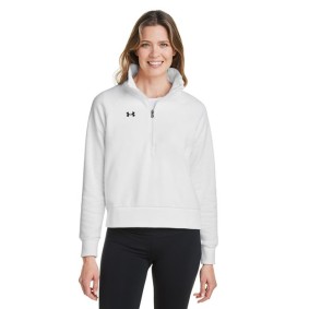 1379492 Under Armour Women's Rival Fleece Quarter-Zip Pullover