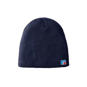 UB89UHB Russell Athletic Core R Patch Beanie
