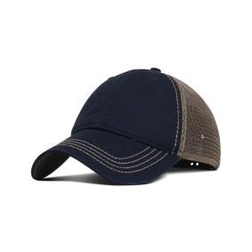 F787 Liberty Bags Garment Washed Cotton Mesh Back Cap
