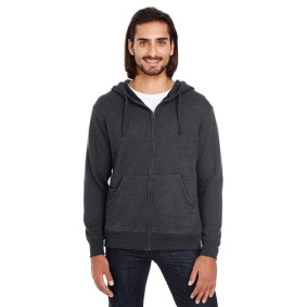 321Z Threadfast Apparel Tri-Blend French Terry Full-Zip