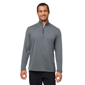MDP1772 Glyder Marbled Jersey Fairway Quarter-Zip Pullover