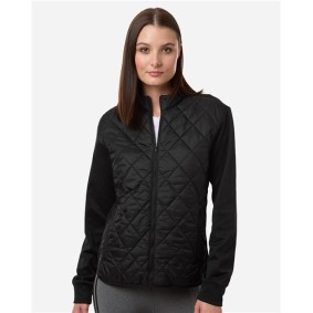 A1009 Adidas Women's Ultimate Quilted Full-Zip Jacket