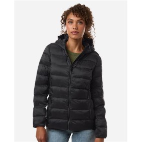 W26715 Weatherproof Women's Lightweight Poly-filled Hooded Puffer Jacket