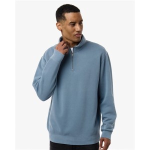 PRM4600QZ Independent Trading Co Unisex Pigment-Dyed Quarter-Zip Pullover