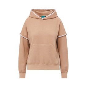 W25115 MV Sport Women's Mood  Vibe Teegan Crafty Hooded Sweatshirt