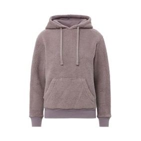 W25122 MV Sport Women's Starla Sherpa Hooded Pullover