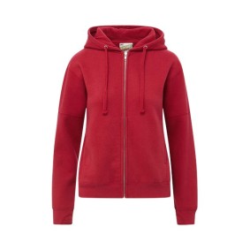 W25165 MV Sport Women's Vintage Fleece Hooded Full-Zip Sweatshirt