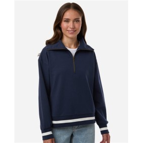 223782 Holloway Women's Heritage Prep Quarter-Zip Pullover