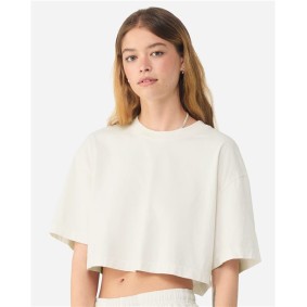 Bella + Canvas Women's Garment-Dyed Cropped Tee in 6882GD Style