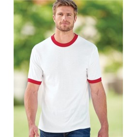 710 Augusta Sportswear 5050 Ringer T-Shirt