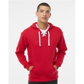 8830 J America Sport Lace Hooded Sweatshirt
