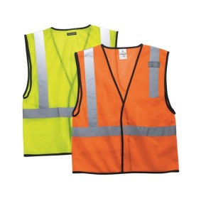 1193-1194 Kishigo Economy Single Pocket Hook-and-Loop Mesh Vest