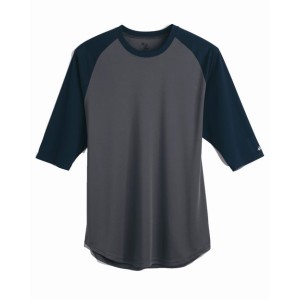 4133 Badger B-Core Three-Quarter Sleeve Baseball T-Shirt