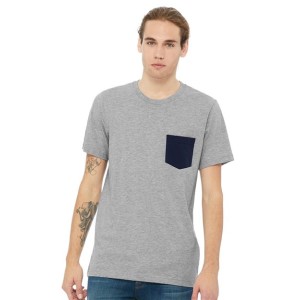 3021 BELLA  CANVAS Jersey Pocket Tee