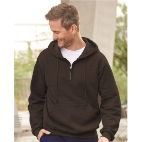 994MR JERZEES NuBlend Quarter-Zip Hooded Sweatshirt