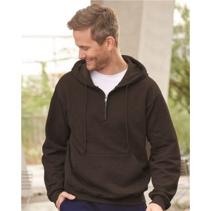 994MR JERZEES NuBlend Quarter-Zip Hooded Sweatshirt