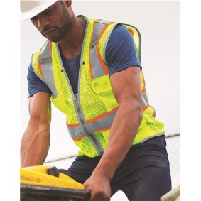 1510-1511 Kishigo Premium Brilliant Series Heavy-Duty Class 2 Vest
