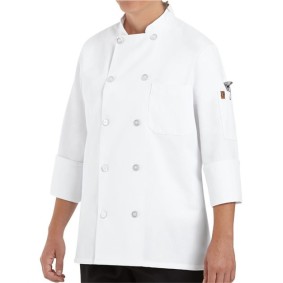 0401 Chef Designs Women's Ten Button Chef Coat