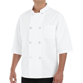 0404 Chef Designs Half Sleeve Chef Coat