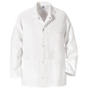 0406 Chef Designs Gripper Front Short Butcher Coat