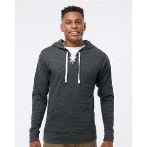 8231 J America Jersey Sport Lace Hooded Pullover