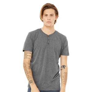 3125 BELLA  CANVAS Short Sleeve Henley