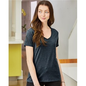 S04V Hanes Perfect-T Womens V-Neck T-Shirt