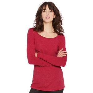 6731 Next Level Womens Triblend Scoop Neck Long Sleeve T-Shirt