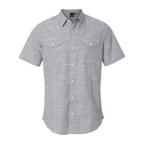 9247 Burnside Textured Solid Short Sleeve Shirt