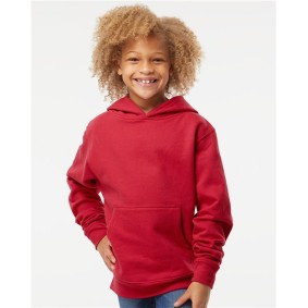 SS4001Y Independent Trading Co Youth Midweight Hooded Sweatshirt