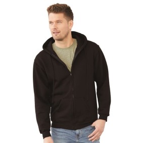 900 Bayside USA-Made Full-Zip Hooded Sweatshirt