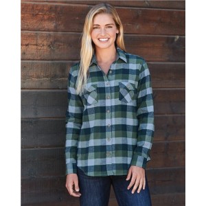 W164761 Weatherproof Women's Vintage Brushed Flannel Shirt