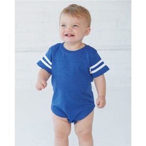 4437 Rabbit Skins Infant Football Fine Jersey Bodysuit