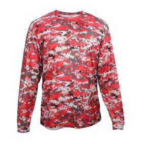 2184 Badger Youth Digital Camo Long Sleeve T-Shirt
